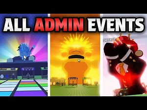 All ADMIN EVENTS in Grow a Garden