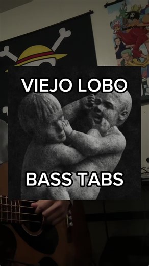 VIEJO LOBO - PESO PLUMA & TITO DOUBLE P | BASS TABS/TUTORIAL | #bajoloche #titodoublep #pesopluma #dinastia #fyp