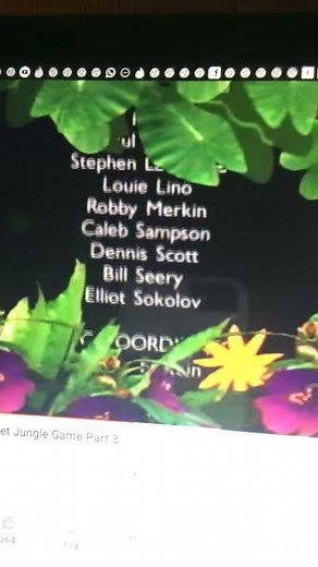 Sesame Street The Alphabet Jungle Game Credits
