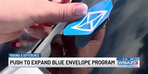 Push to expand Blue Envelope Program