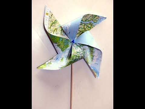 DIY: Szélforgó / Pinwheel (Paper Windmill)