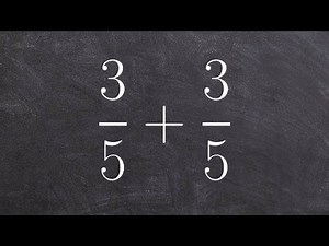 Adding fractions with like denominators with improper answers