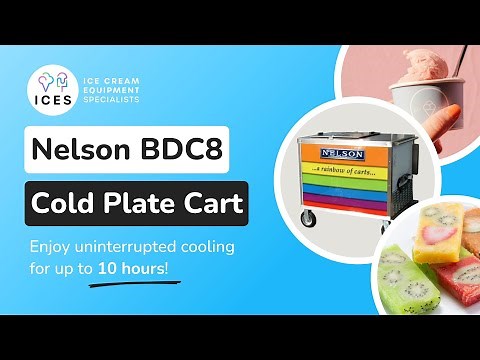 Introducing the Nelson BDC8 Cold Plate Cart for Ice Cream & Ice Pop Businesses