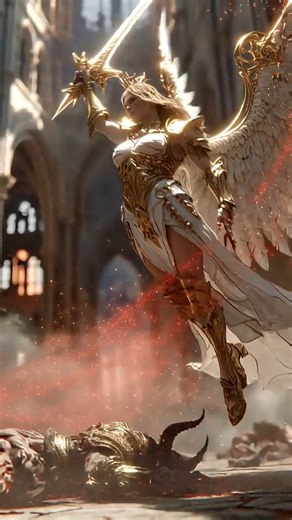 Angel Victory over Darkness | Guardian Angel vs Devil | Celestial Light Triumph