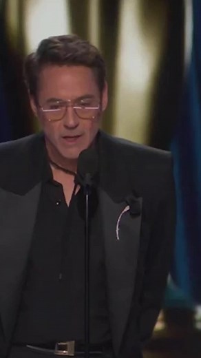 Robert Downey Jr. Thanks His Wife at 2024 Oscars