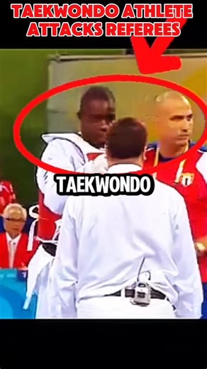 Taekwondo Competitor Kicks Referee During Match