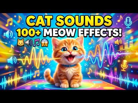 100+ Cat Meow Sound Effects 🐱🔊 | Funny Cat Sounds