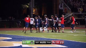 With the crowd going wild, here's the intense final point from the DC Breeze's thrilling sudden death victory over New York Empire! | Ultimate Frisbee Association