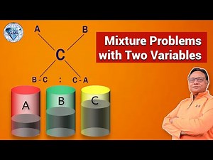 Mixture Word Problem with Two Variables | MPM2d