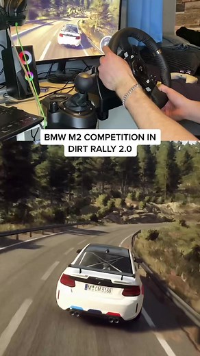 BMW M2 Competition in Dirt Rally 2.0 with Logitech G920 Wheel Shifter