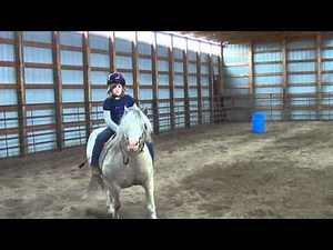 Emily riding her horse
