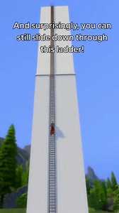Ladders in Sims 4 can get very tall! | Onlyabidoang