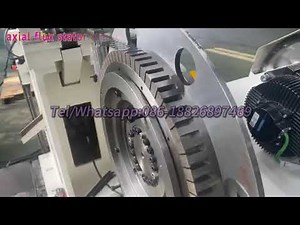 How to produce axial flux stator core - axial flux stator lamination stamping machine