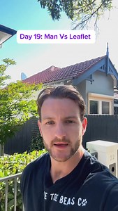 Day 19: Man Vs Leaflet. #smallbusiness #sydney | Luke Buchanan | Facebook