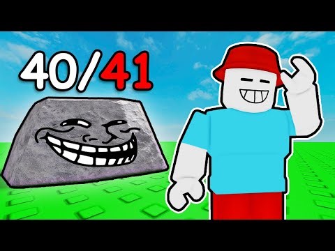 Finding ALL 41 ROCKS in Roblox find the rocks...
