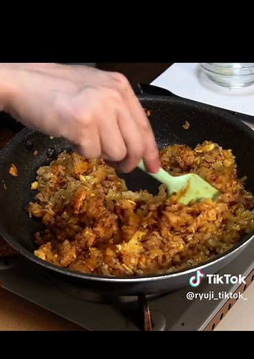 【至高のキムチチャーハン】#リュウジ #料理 #tiktokレシピ