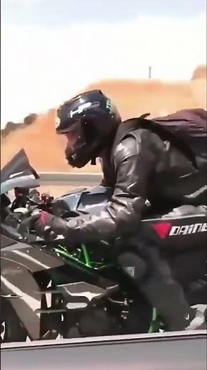 Ninja H2R On Highway #shorts #ninja