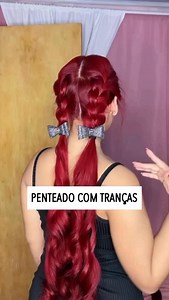 2.7M views · 60K reactions | Dando vida a penteados desenhados 朗 ❤️Gosta de dicas de beleza? Então já me segue aqui que todo dia tem uma dica nova! #penteados #cabelo #dicas #cabelovermelho #cabelosaudavel #cuidadoscomocabelo #cabeloslongos | Dicas.suuh | Facebook