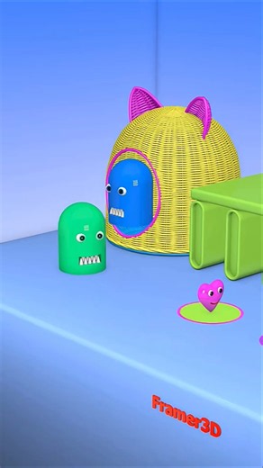 🐾 Small Box Monsters 💖 | Cute 3D Cartoon Animation