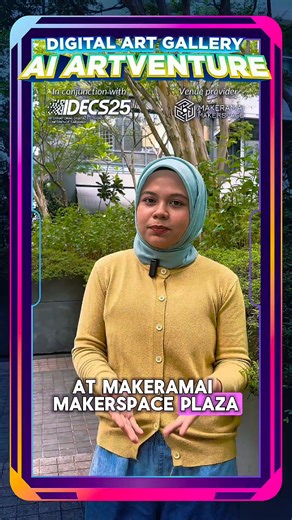 🎨 Join the Digital Art Gallery 2025 Sarawak’s Most Creative AI Art Gallery! 🌟 😱 Get ready, Sarawak! The Digital Art Gallery 2025 is coming to 4F, Makeramai Makerspace, Plaza Merdeka, Kuching, Sarawak! this 22-26 October 2025! 🌱🌿 📌 World of AI-powered creativity inspired by the theme “Green Planet.” Open to all schools, students & the Sarawakian public! Everyone’s invited to explore 4 exciting zones; Art, Craft, Build & Engineering! 🏫 🏆📲 Stand a chance to win an iBoard TV for your school
