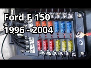 Fuse Box Diagram: Ford F-150 1996 - 2004. @FuseFans.