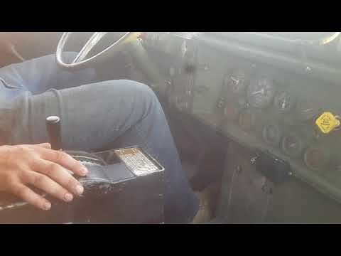 M923A1 with CAT 7155 16speed Test drive. Empty truck