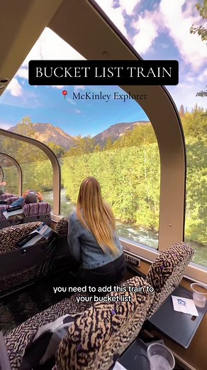 TAG someone you want to do this with! #luxurytravel #traveltok #traveltiktok #train