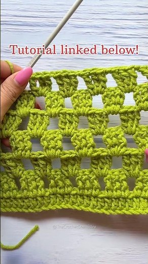 Beginner Easy Lattice Crochet Stitch for Cardigan/Shawl/Scarf 🧶 #shorts Don’t skip the border!