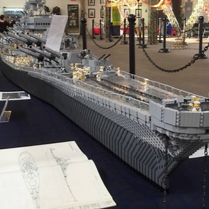 31K views · 5.2K reactions | LEGO USS Missouri fly by at Brickmania Toyworks #lego #brickmania | Brickmania | Facebook