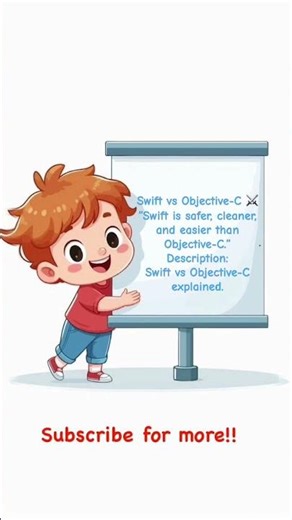Swift vs Objective-C ⚔️ #Swift #ObjectiveC #iosprogramming