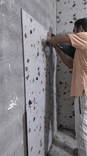 Installing 32×48 Large Format Floor Tile | Master Tile Work | Perfect Leveling