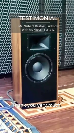 Testimonial Klipsch Forte IV Unbox Audio