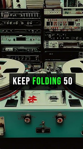 Folding Paper Just Once Changes Everything #exponential #paradox #mindblown