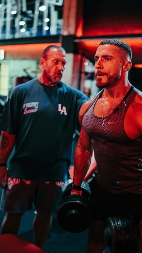 Dorian Yates | Dumbbell shrugs. Here’s a clip from a few weeks back when I took @mikethurston through a shoulders, traps & triceps session. When working... | Instagram