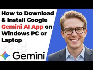 How to Download & Install Google Gemini AI App on Windows PC or Laptop Step by Step Guide 2025