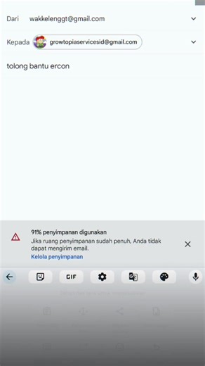 !DISCLAIMER! Video ini dibuat untuk membantu mengatasi masalah & mengedukasi yang lagi rame sekarang. . EMAIL : growtopiaservicesid@gmail.com . TEMPLATE : Selamat (Pagi/Siang/Sore/Malam) Pihak Layanan Growtopia ID Akun saya mengalami masalah pada saat proses Login ke game Growtopia (Jelaskan Masalah Kalian) . Ini adalah Detail akun saya yang mengalami masalah pada saat proses Login. Growid : (Masukkan GrowID) Password : (Masukkan Password) . Saya harap pihak Layanan Growtopia ID dapat menyelesai