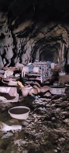 JMPD officers who together with MMC Dr Tshwaku uncovered an illegal mining operation in Stormill, Rooderpoort. 1x illegal miner fatally wounded, 5x rifles, 1x shotgun, 1x 9mm pistol, explosives, ammunition, & Illegal mining equipment recovered | Suburban Control Centre