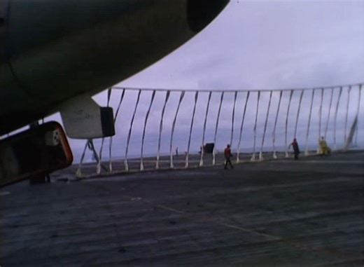 11K views · 173 reactions | #DidYouKnow there's a way to stop aircraft on the flight deck in the event of an emergency? Flight deck crew can raise an emergency barrier net - as shown in this clip from 1968. : Crew on flight deck of USS Ticonderoga pulls the barrier across deck and raises it to vertical position across flight deck - and an F-8D engages the barrier upon landing, coming to a stop - entangled in the barrier. | Naval History & Heritage Command | Facebook