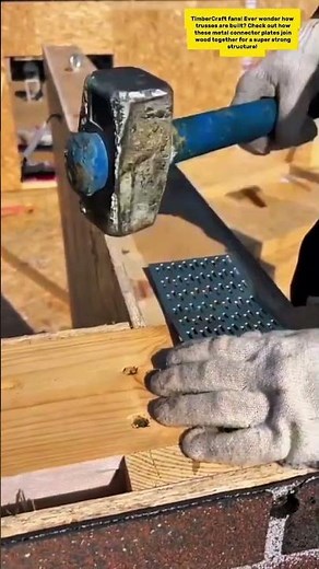 Truss Tech: Connecting Wood with Metal Plates!