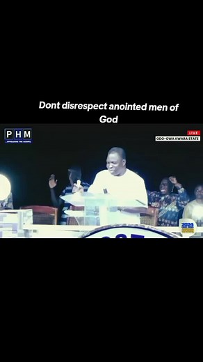 Dangers of Disrespecting Anointed Men of God