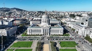 City Hall Building At San Francisco In California United States. Highrise Building Architecture. Tourism Travel. City Hall Building At San Francisco In California United States.