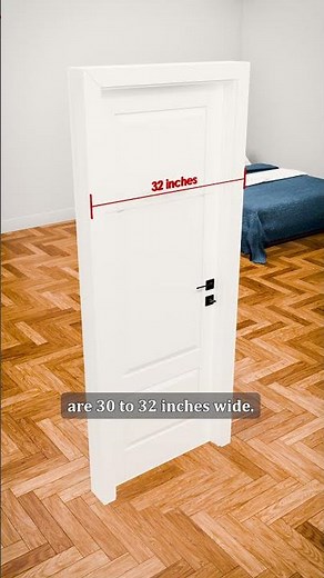 What is the Standard Door Size | 3d Explanation Video