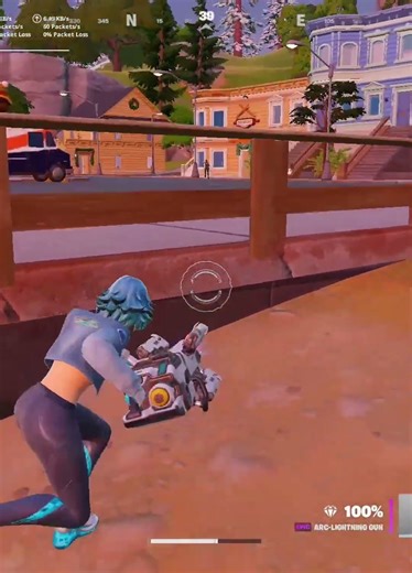 This laser gun is powerful. #fortnite