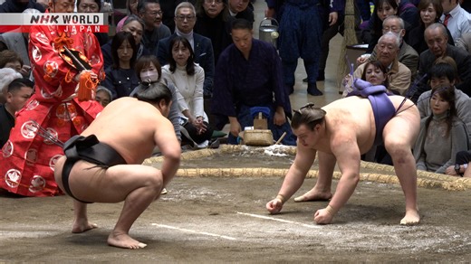 Aonishiki secures his sixth win on Day 7 of the January GRAND SUMO Tournament. Watch more bouts on GRAND SUMO Highlights.🎥 ⬇️ https://www3.nhk.or.jp/nhkworld/en/tv/sumo/?cid=wohk-fb-org GRAND SUMO Highlights ------------------------ GRAND SUMO on NHK WORLD-JAPAN Facebook Group https://www.facebook.com/groups/339498673300630/?cid=wohk-fb-org | NHK WORLD-JAPAN