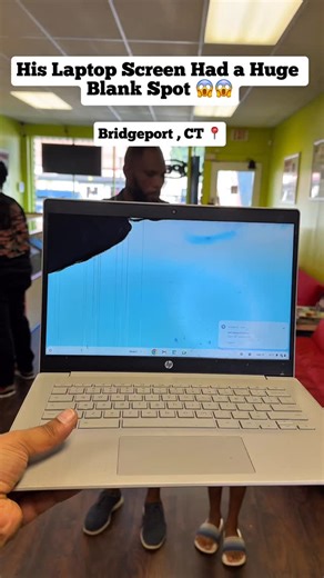 Ozkan balkas on Instagram: "His laptop Screen Went Completely Blank in one Spot  @moneytalkswireless"