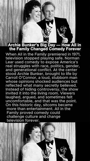 📺🔥 Archie Bunker’s Big Day — How All in the Family Changed Comedy Forever