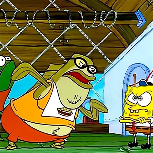 PART 3: King Neptune claimed SpongeBob forgot the pickles… #spongebob #squidward