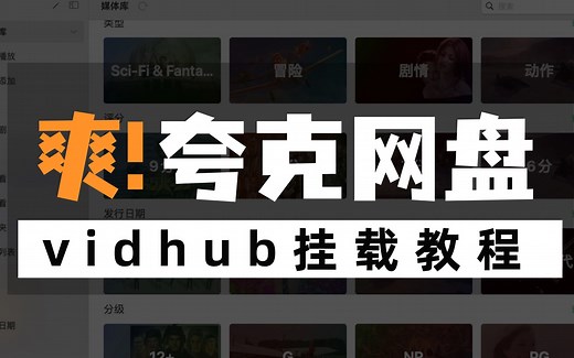 VidHub 挂载夸克网盘教程 | 这样用，也太爽了，Alist的详细使用教程，网盘整合、在线播放、WebDAV