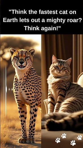 #how cheetah sound ?🐆 if you think a powerful roar ,you are wrong !! 😑# facts #animals #cheetah