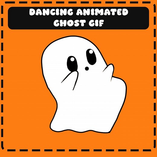 Animated Dancing Ghost Emote | Spooky Halloween Twitch GIF - Etsy